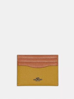 Coach Card Case In Colorblock
